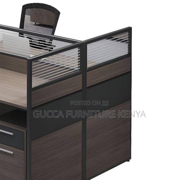 Workstations: Square 2-Seater Office Furniture Set - thumbnail 6