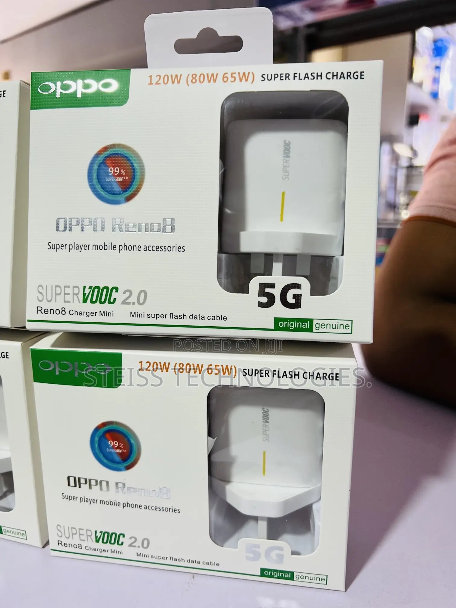 Supervooc Oppo Reno Type C Chargers