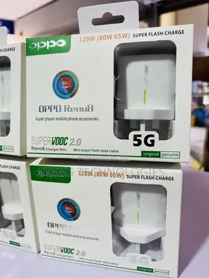 Supervooc Oppo Reno Type C Chargers