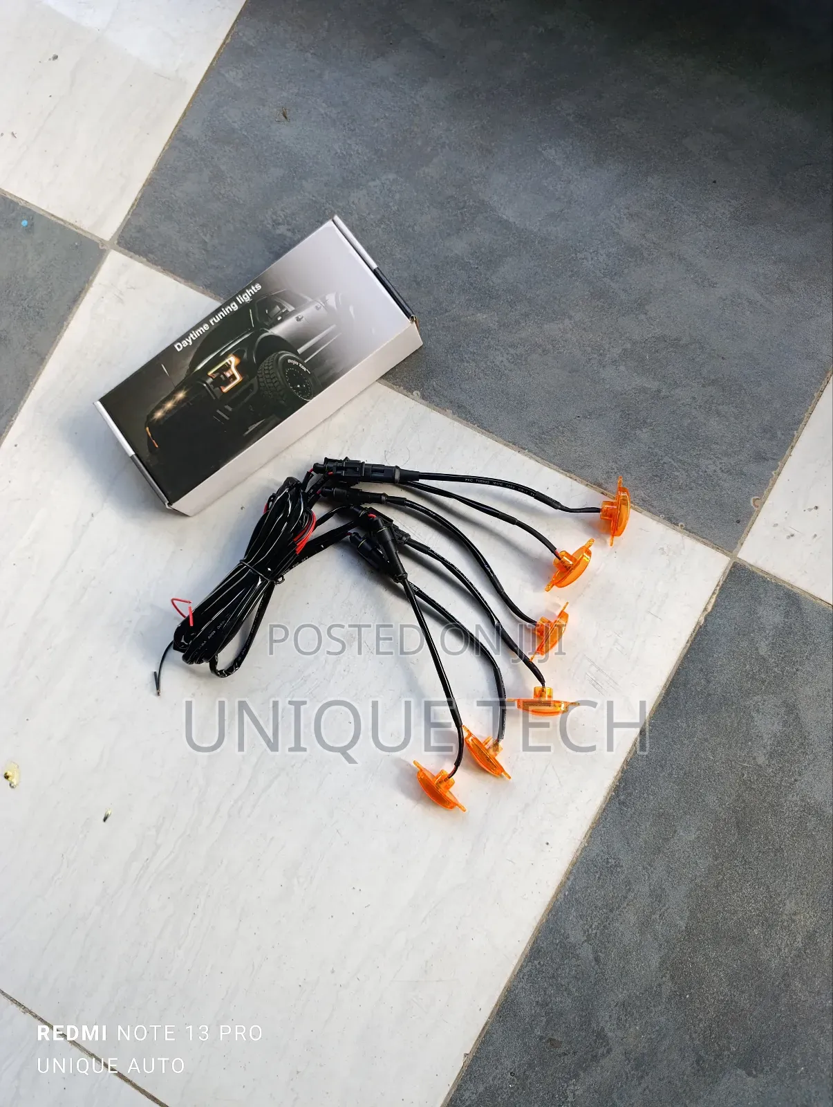 6pc Waterproof Car Grill Lights