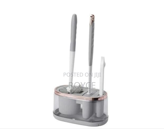 5 in 1 Toilet Brush Set With Drying Rack