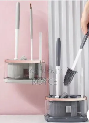 5 in 1 Toilet Brush Set With Drying Rack
