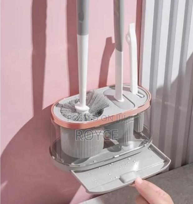 5 in 1 Toilet Brush Set With Drying Rack - thumbnail 3