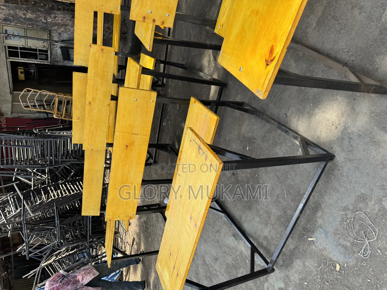 School Desk Bench