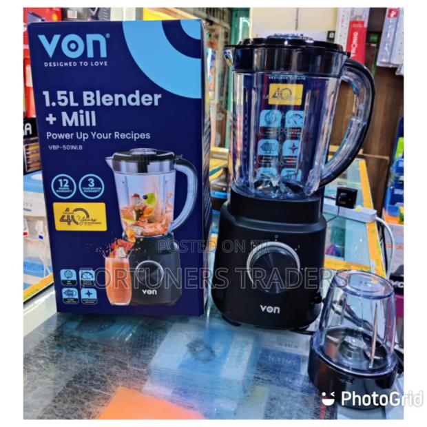 *Von 2 in 1 Blender 500w