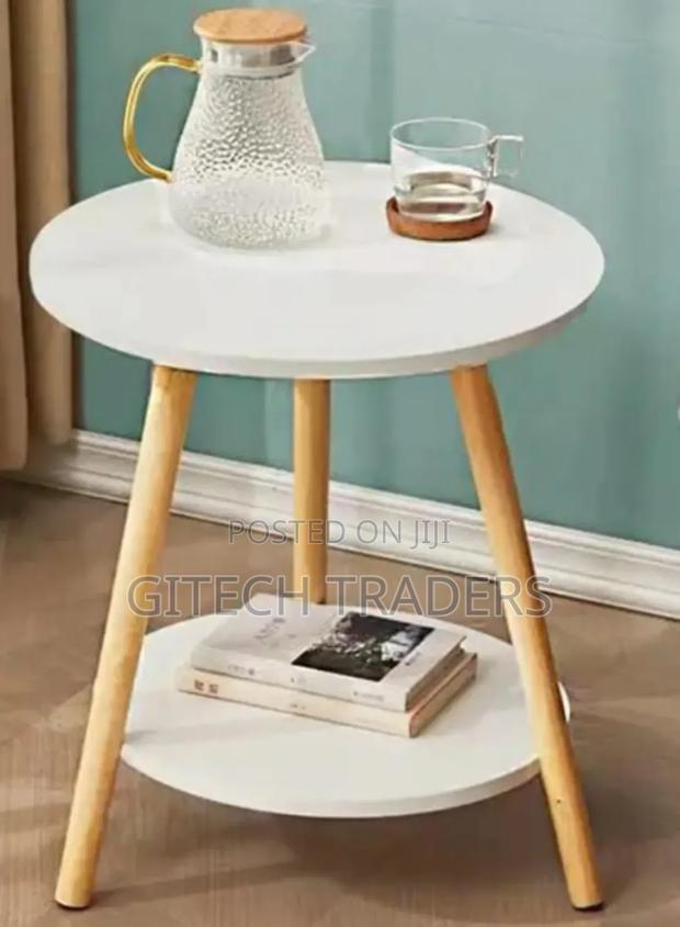 Double Top 3 Legged Cute Marble Table