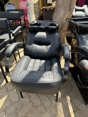 Black Leather Hair Wash Basin