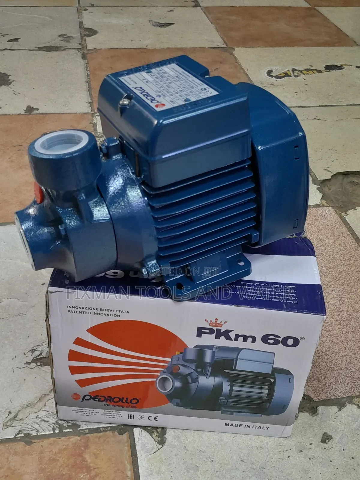 Domestic Pedrollo Water Pump 0.5 Hp 40m Head Powerful