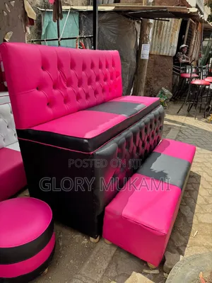 Pink Black Pedicure Chairs