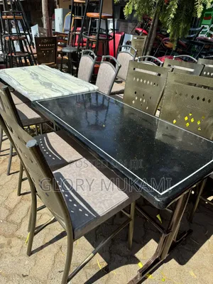 4 By 2 Black Restaurants And Bar Table