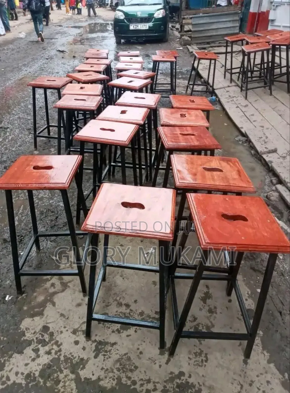 Laboratory Square Stools