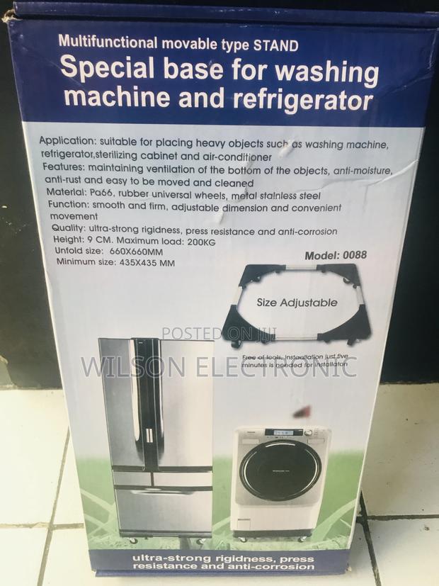 Adjustable Fridge/Washing Machine Trolley Stand. Max Kg 200