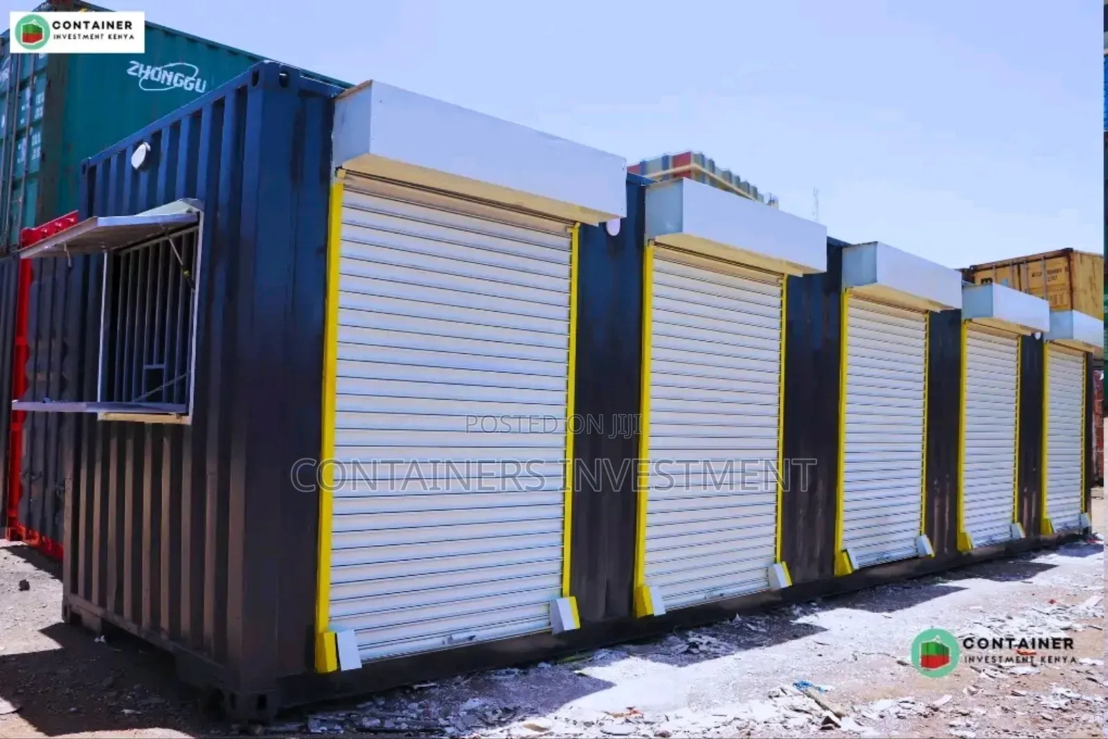 40ft Container Stalls- 5 Shops in a 40ft Container.