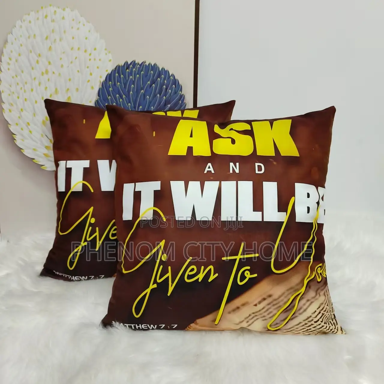 Dark Coloured Spiritual Decorative Throwpillow Covers