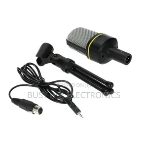 Desktop Microphone With Tripod Professional Podcast Studio