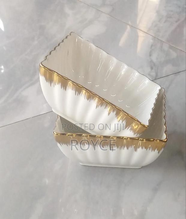 6pcs Gold Detail Bowl Set- {Size-5"}