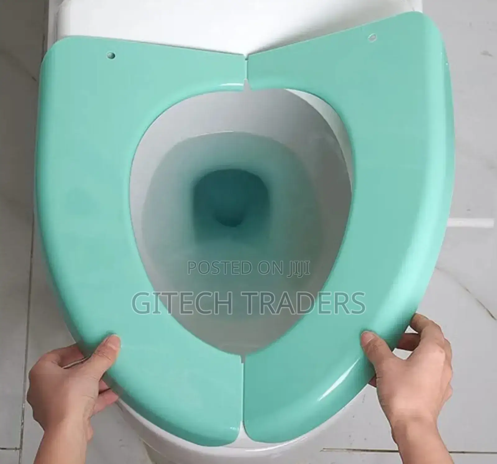 Foldable Plastic Toilet Seat Cover Waterproof Portable
