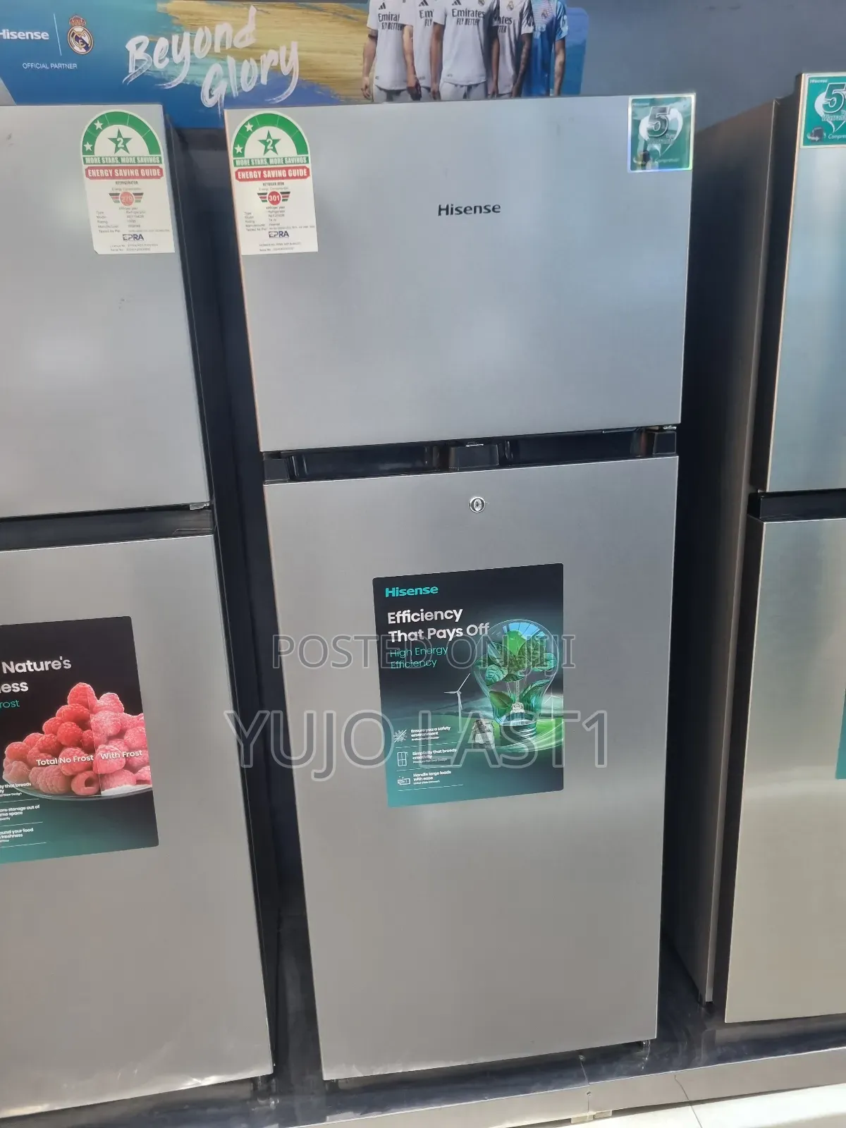 Hisense Double Door Fridge 205l Ref205dr