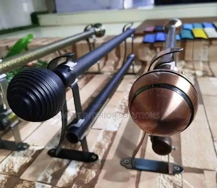 Handcrafted Jua Kali Curtain Rods