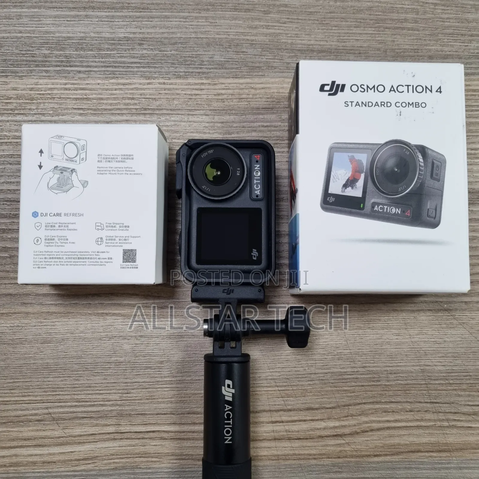 Dji Osmo Action 4 With Invisible Stick