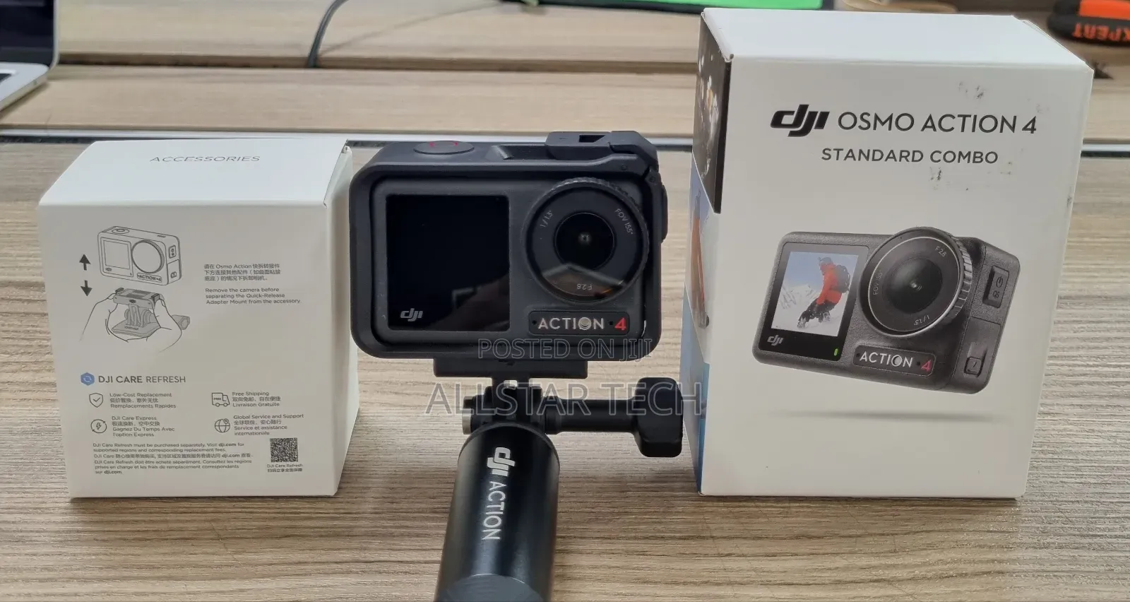 Dji Osmo Action 4 With Invisible Stick