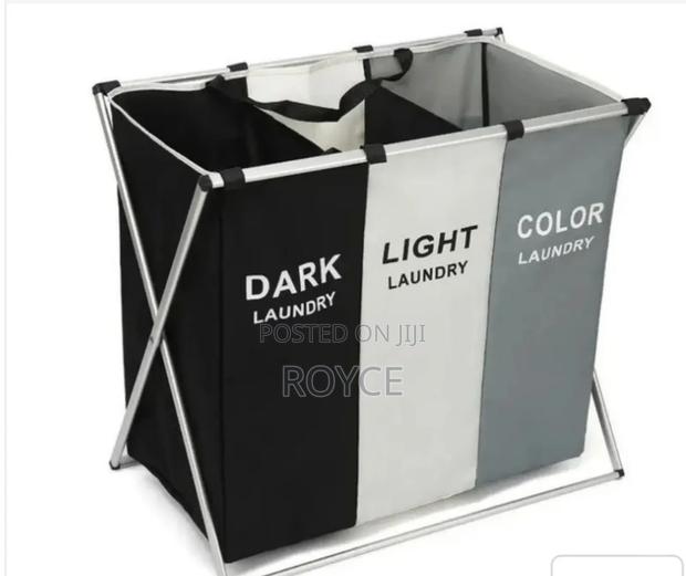 3 Grid Laundry Basket - thumbnail 3