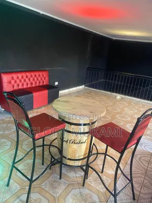 High Bar Restaurants And Bar Chairs Red