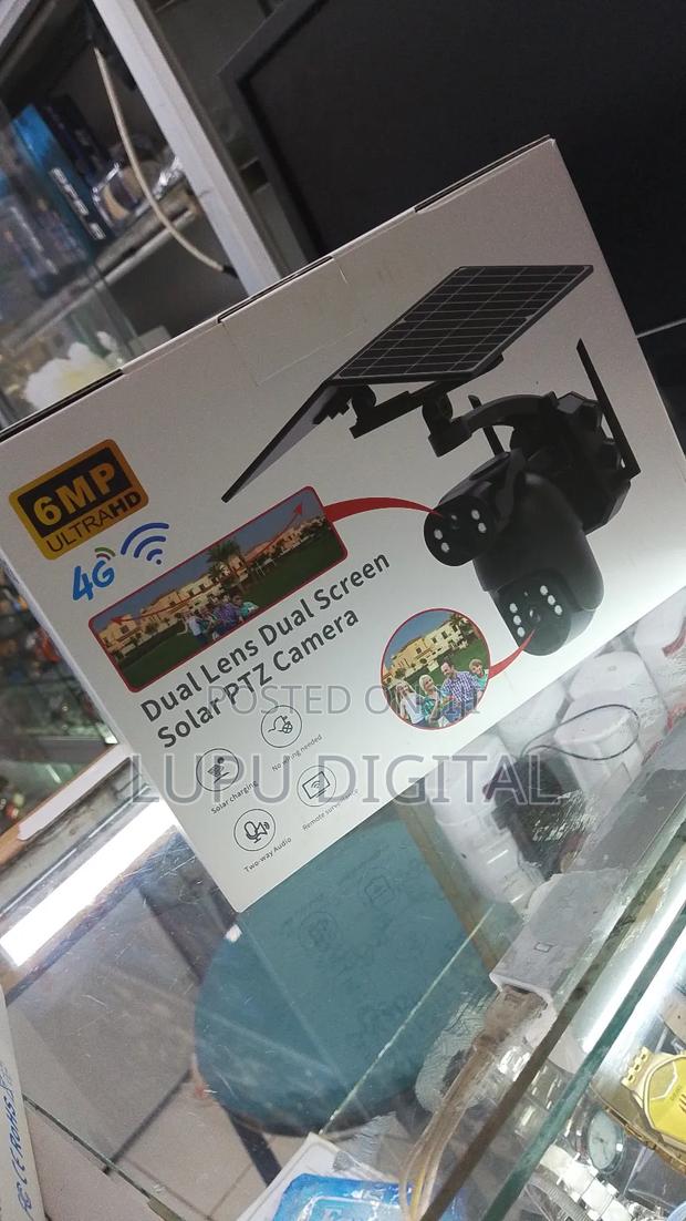 6mp Ultra Hd 4g Dual Lens Dual Screen Solar PTZ Camera