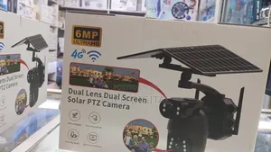 6mp Ultra Hd 4g Dual Lens Dual Screen Solar PTZ Camera