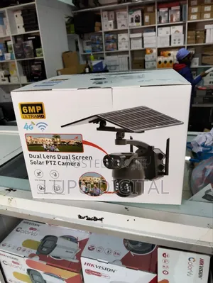 6mp Ultra Hd 4g Dual Lens Dual Screen Solar PTZ Camera