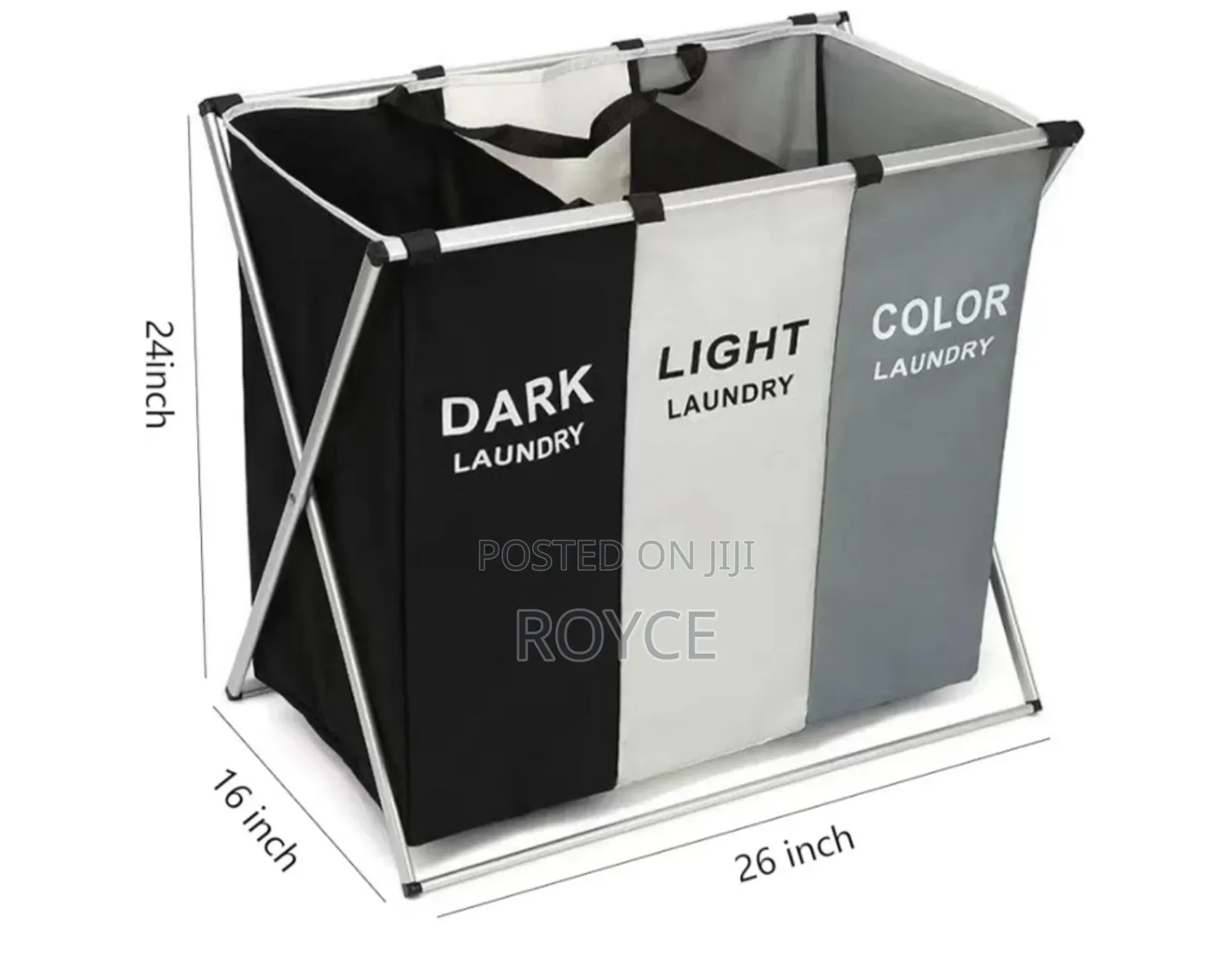 3 Grid Laundry Basket