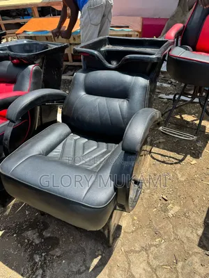 Black Hair Wash Shampoo Chair