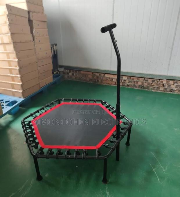 Hexagon Trampoline With a Handle - main view