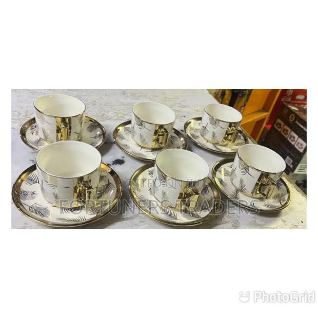 Cup and Soucer Golden
