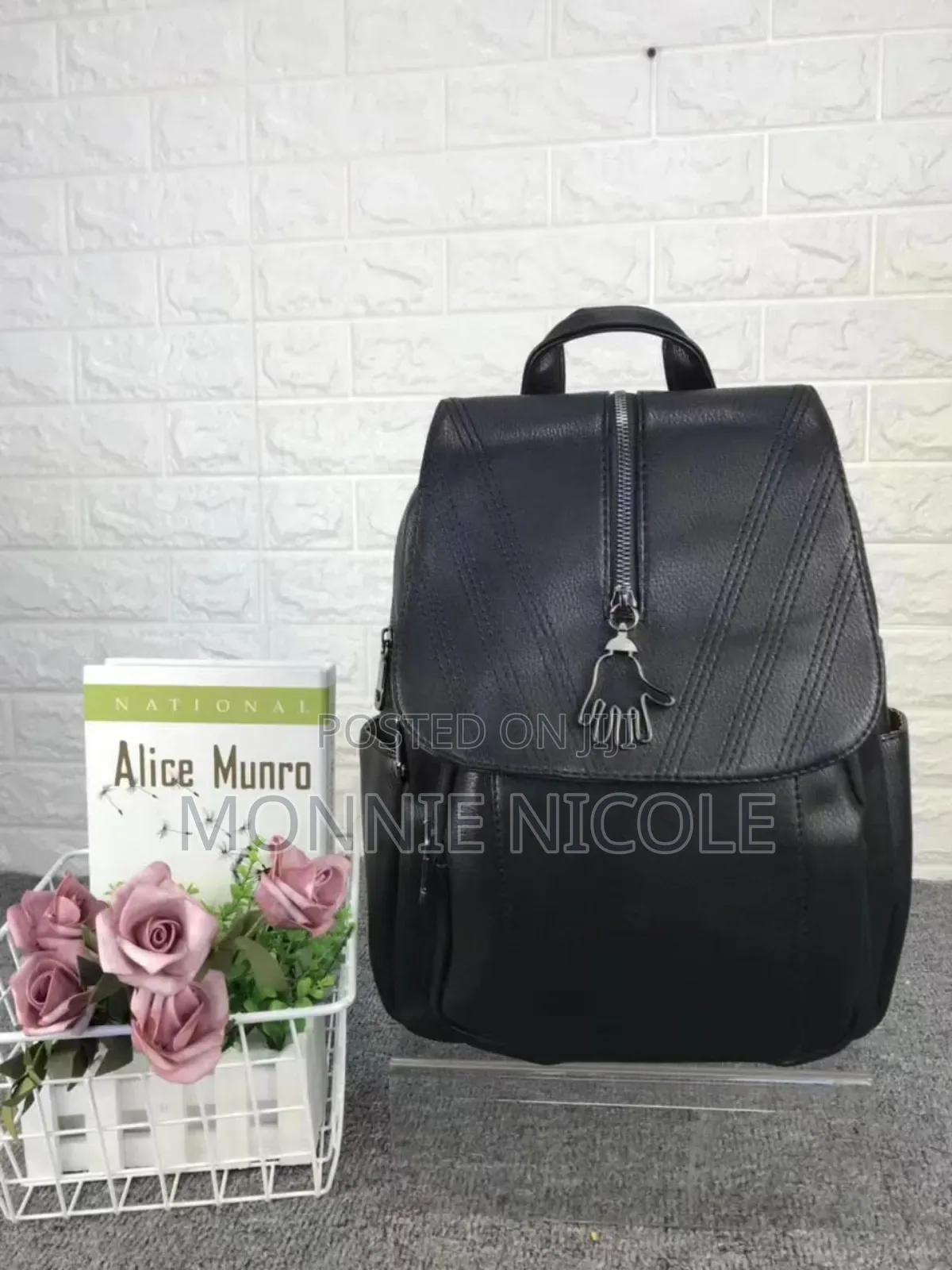 Classy Black Backpack