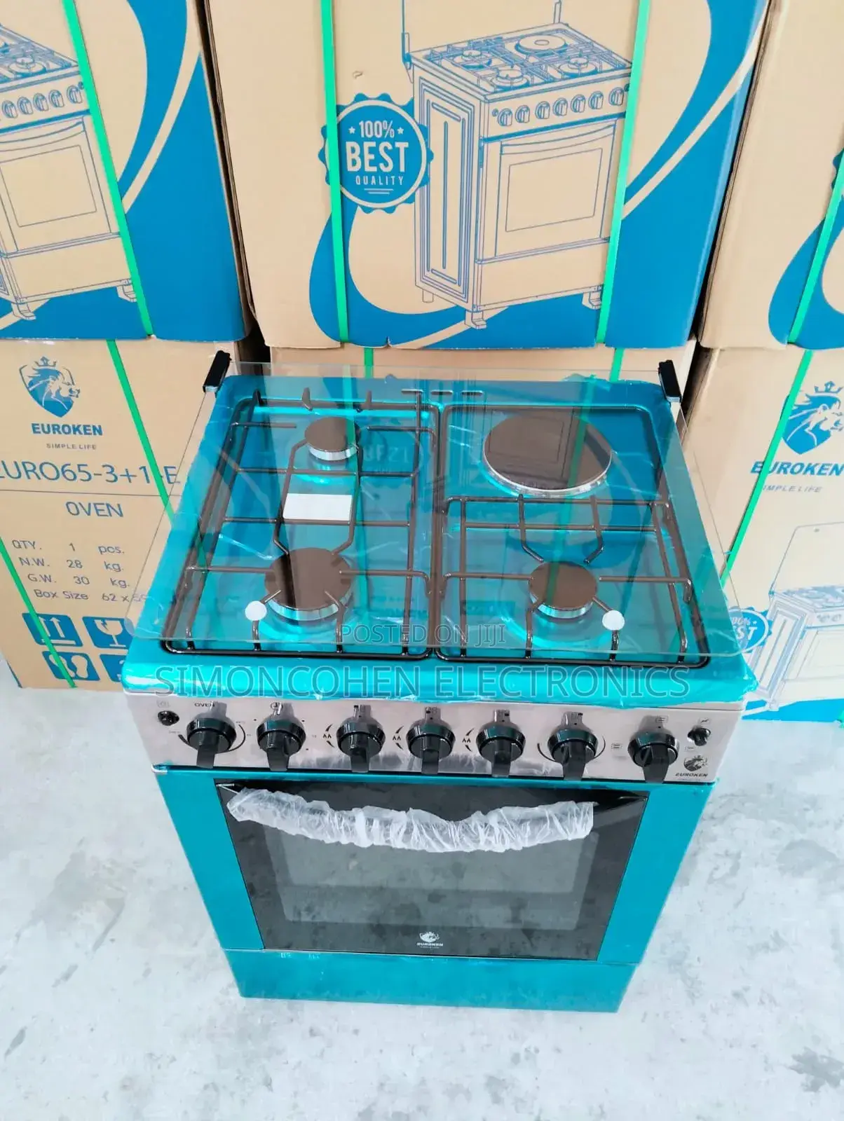 60*65 Euroken 3+1 Standing Cooker