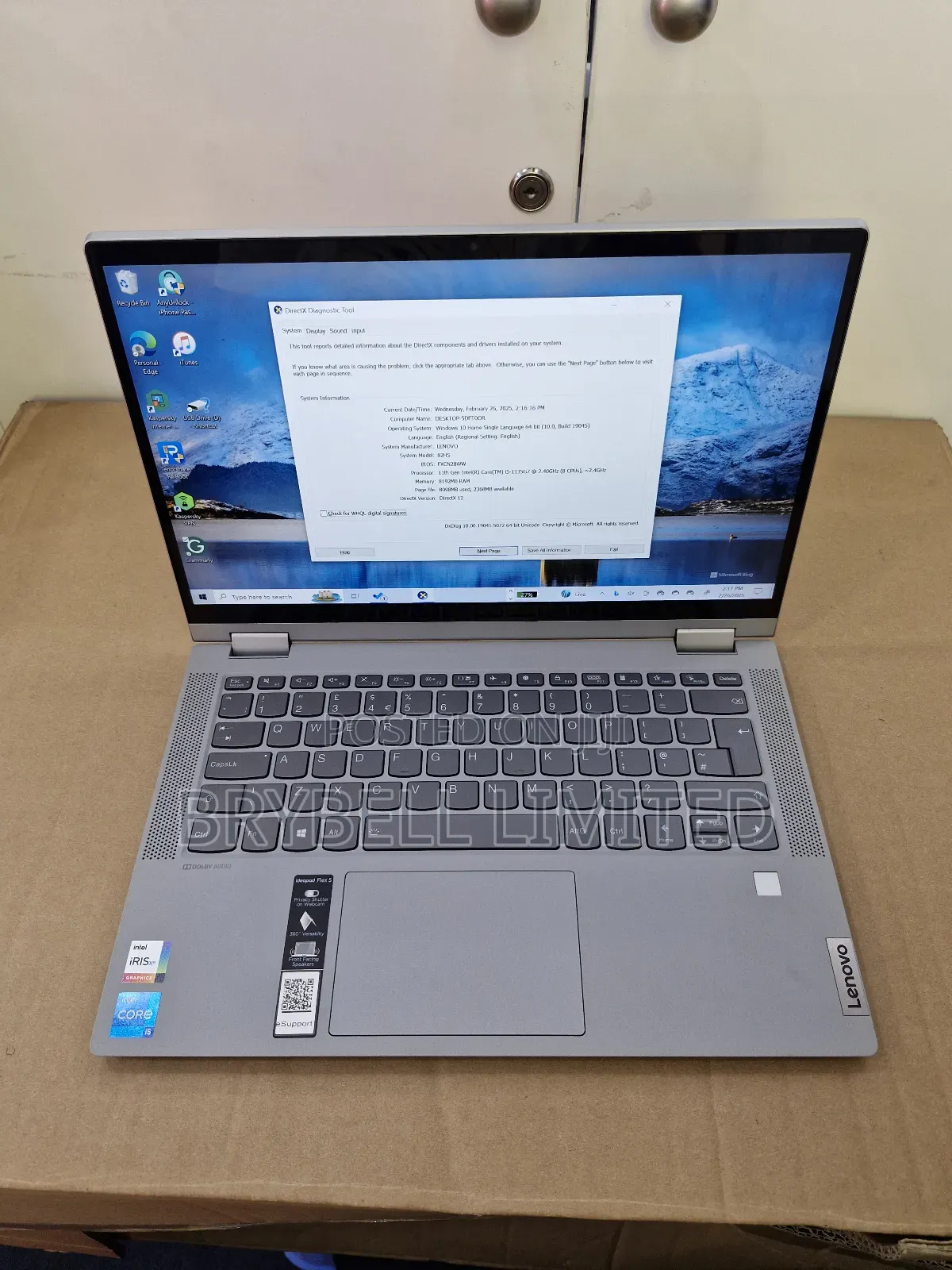 Laptop Lenovo Flex 5 8GB Intel Core I5 SSD 500GB