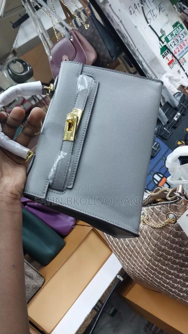 Grey /Blue Kelly Bag