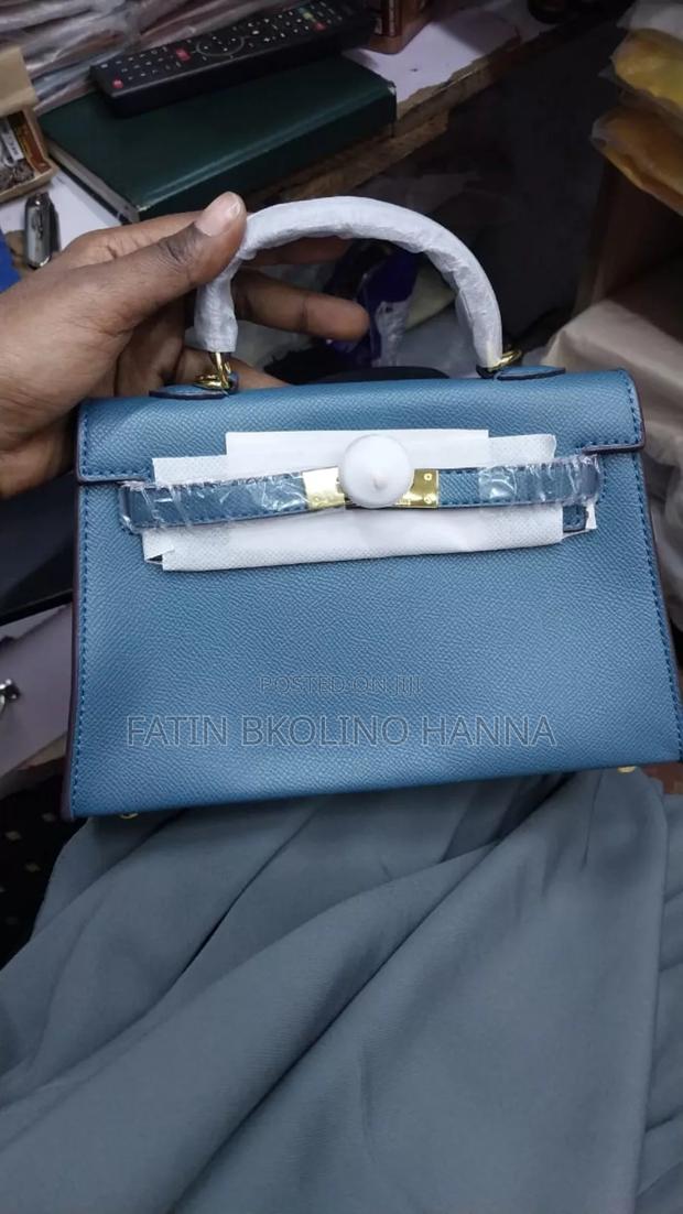 Grey /Blue Kelly Bag - thumbnail 2