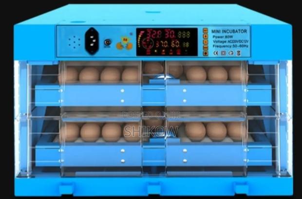 128 Eggs. Ac/Dc Solar Automatic Incubators - main view