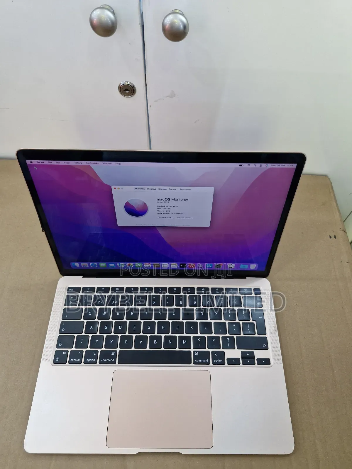 Laptop Apple MacBook Air 2020 M1 8GB Apple M1 SSD 256GB