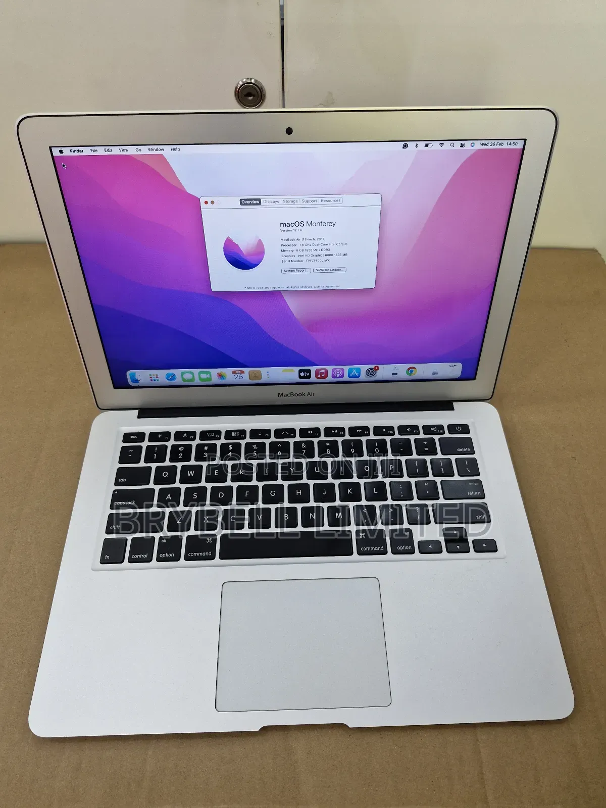 Laptop Apple MacBook Air 2017 8GB Intel Core I5 SSD 128GB