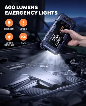 Car Battery Jump Starter With Air Compressor 6000a 160psi