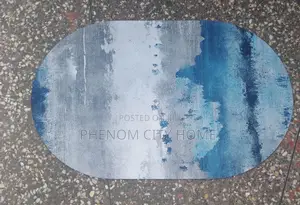 Unique Blueish Absorbent Bathroom Mats
