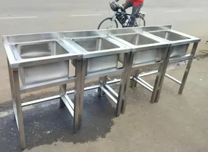 Quad Sink ,Stainless Steel