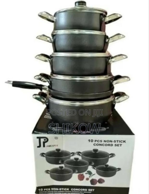 10 Pieces Jp Non Stick Cookware Set - main view