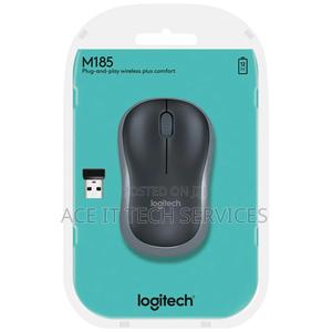 Logitech M185 Grey Wireless Mouse - main view