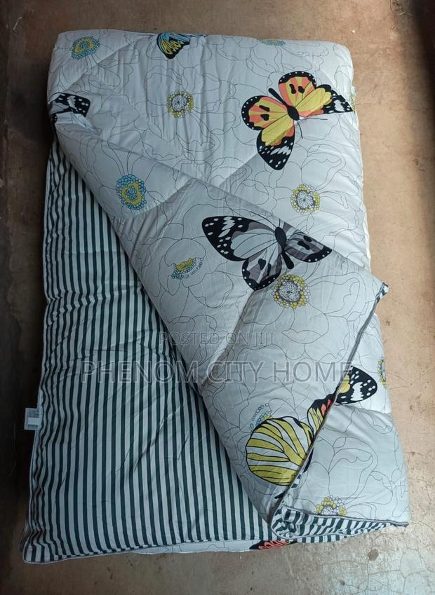 Double Side Flowered Binded Cotton Duvet Set