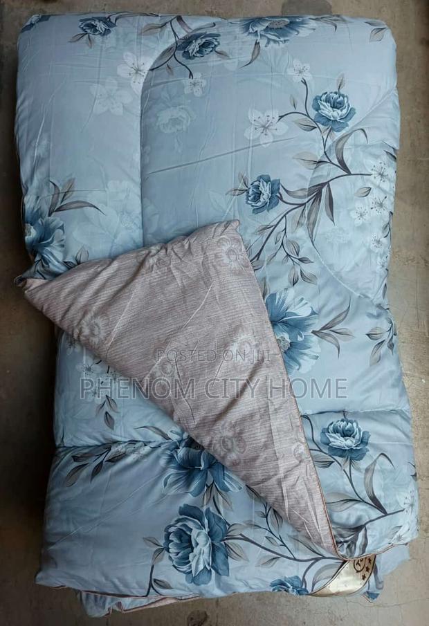 Grey Binded Quality Pure Cotton Duvet Set - thumbnail 2