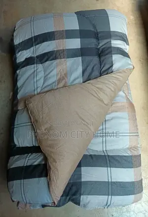 Grey Binded Quality Pure Cotton Duvet Set